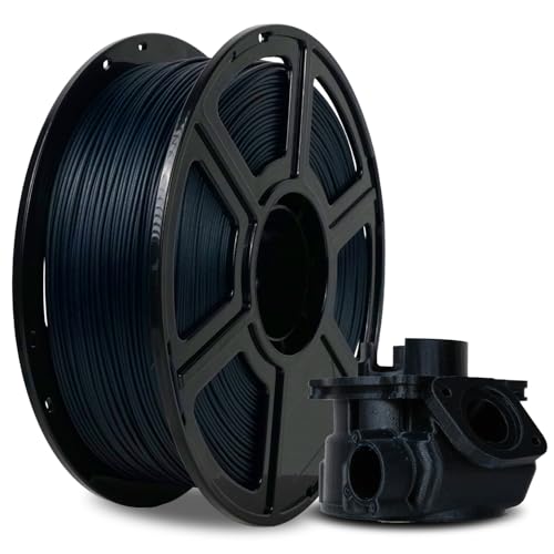 FLASHFORGE Carbon Fiber PETG Filament 1.75mm, Carbon Fiber PETG 3D Printer Filament, 1KG Spool Dimensional Accuracy +/- 0.02mm, Lightweight & Heat-Resistant & Moisture Free (PETG-CF Midnight Blue) - color: Blue, size: PETG CF