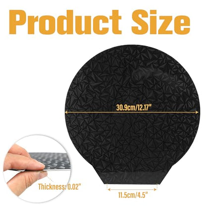 Dia 309mm PEO PEI Build Plate Round Compatible with Flsun V400 3D Printer, New Flexible Smooth Magnetic PEO & Textured PEI Double Sided Kit, Spring Steel Flex Bed Sheet Platform (Without Base)