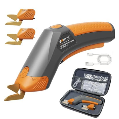 GARTOL 4V Cordless Electric Box Cutter for Cardboard, Fabric, and Leather