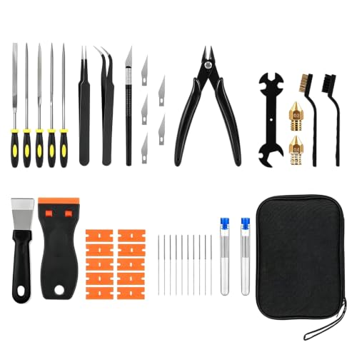 42PCS 3D Printer Accessories Cleaning & Removal Tools Kit with Storage Bag