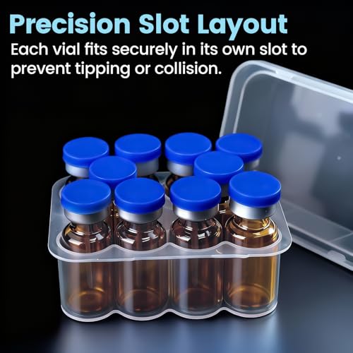 Twin-Pack 3mL Peptide Fridge Vial Organizer - color: A1
