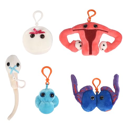 GIANT MICROBES Let’s Get it On Themed Gift Box, Funny Doctor Gifts, Funny Nurse Gift, Labor and delivery Nurse Gifts, Plush Keychain, Uterus Plush Toy, Reproductive System Model