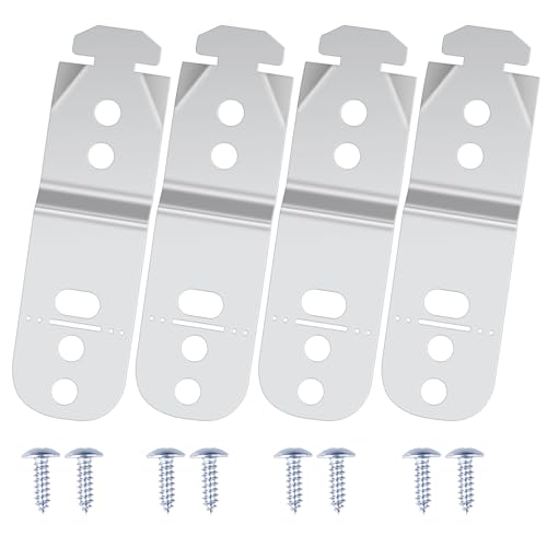 4PCS 619985 00619985 Dishwasher Mounting Bracket Fits Bosch Dishwasher - size: 4 Pack