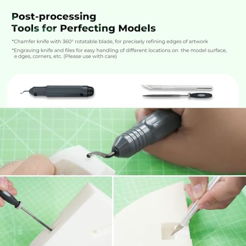 Creality 3D Printer Tools Kit, 74 Pcs in 1 3D Printing Tool Wrap Kit Assembly/Removal/Finishing/Filament Cutting Set with Nozzle Cleaning Kit 3D Printer Accessories for All FDM 3D Printers