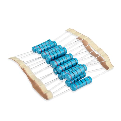15 Pcs 5W 1% Tolerance 2K Ohm Metal Film Resistor Resistance for DIY Project and Experiments - size: 5W 2KΩ