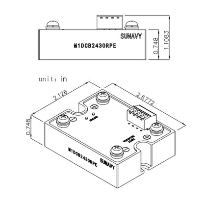 DC Motor Speed Controller, PWM Controller, Motor Driver - size: 15A-Brake Stop & Coast Stop