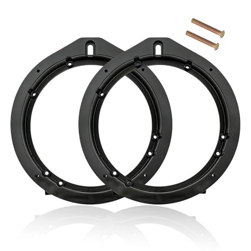 2PCS Car Speaker Adapter, Replacement Mounting Speaker Bracket Spokesman, 6.5 Inches Stereo Narrator Gasket, Compatible with Honda Fit/Accord/Spritzer/Civic/Frontier/CRV/Colorado