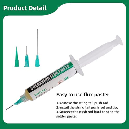 4 Pack Lead-Free Soldering Flux Paste for Electronics Soldering - size: 4PACK Solder Flux