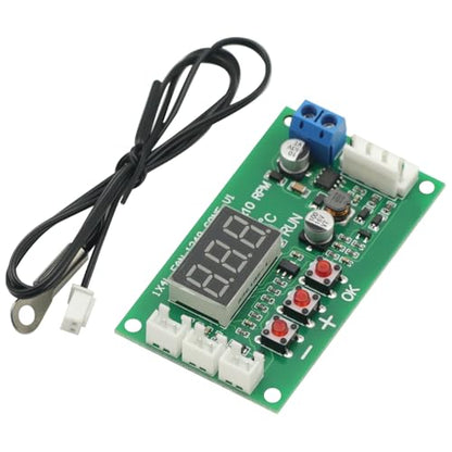 DC 12-48V 5A PWM Motor Fan Speed Controller Temperature Control Digital 4 Wire PWM Driver Module Motor Controller