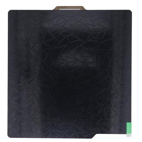 BORDSTRACT Double-Sided Build Plate, PEO Diamond Texture + PEI Spray Texture Spring Steel 257x257mm Without Soft Magnetic Base, Hot Bed Platform for X1/P1P 3D Printer - style: PEI spray + PEO diamond texture 257*257mm