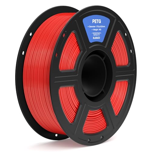 ELEGOO PETG 3D Printer Filament 1.75mm Red 1KG - color: Red