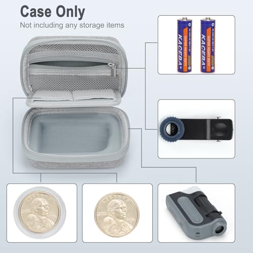 Travel Case for Carson MicroBrite Plus 60x-120x LED Pocket Microscope - color: 5.2x3.8x2.5 inch