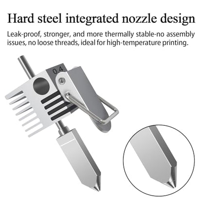 2PK 0.4mm SPARKX i7 Hotend Integrated Hardenend Steel Nozzle for Creality - style: 2PK