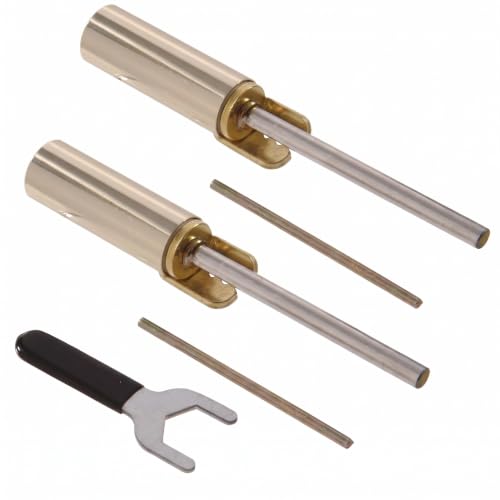 Hardware Essentials 852622 Hardware Essentials Satin Brass Hinge Pin Door Closer, 1 Count (Pack of 2) - size: 1 Count (Pack of 2)