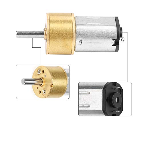N20 DC Gear Motor 6V 600RPM 14mm D Shaft 2PCS