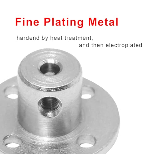 5mm Flange Shaft Coupling, 4 PCS - size: 5mm, style: 4PC