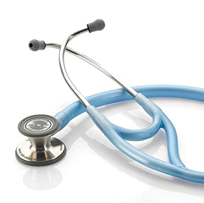 ADC Adscope 601 Convertible Cardiology Stethoscope, AFD Tunable Technology - color: Metallic Ceil Blue