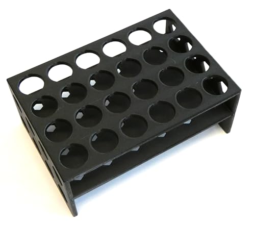 Syringe Rack, Plastic Stand, Syringe Holder, Organizer (10ml 4x6 D18mm) - size: 10ml 4x6 D18mm