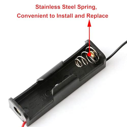 10pcs Single AA Battery Holder 1x 1.5V AA Battery Holder AA Battery Holder with Wires