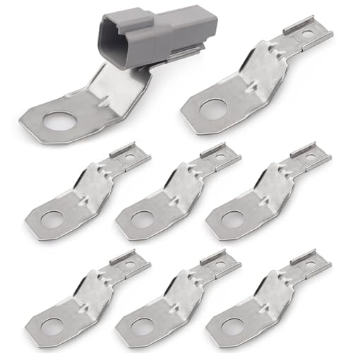 JRready ST6355 Connector Accessory Kit，8pcs Mounting Clips are Installed On The Receptacle to Mount Deutsch DTM-DTP-DT Series Size 2/3/4/6/12 Pin Connectors with Work