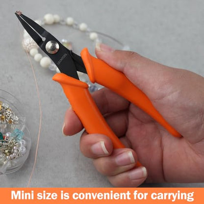 5-Inch Long Nose Pliers Specialty Pointed Nose Tweezer Nose Pliers - style: Long Nose Pliers