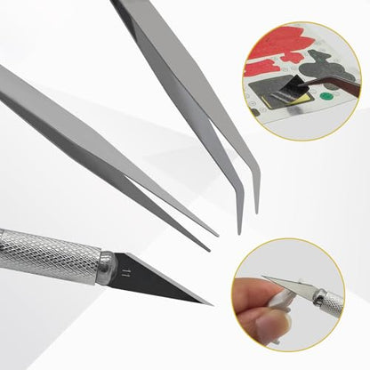 BOOSDEN 9-Pc Model Tool Kit, Hobby Nippers for Gundam Gunpla