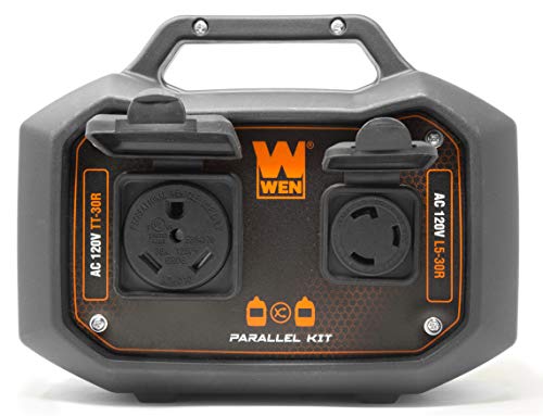 WEN GNA36i 30-Amp 3600-Watt Parallel Connection Kit for Inverter Generators, Black - style: 3600 Watts w/ Cord Storage
