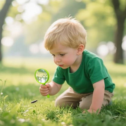48Pcs Colorful Kids Magnifying Glasses, Mini Hand Lens - size: 48pcs