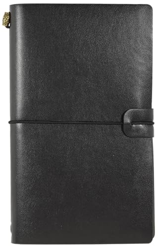 Voyager Refillable Notebook - Black (Traveler's Journal, Planner, Notebook)