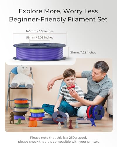 SUNLU PLA+ Filament 1.75mm, 16 Pack 250g Spools, Upgraded Formula - color: Pla Bundle-250gx16-2230104