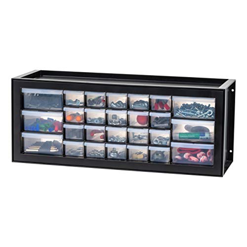 IRIS USA 26-Drawer Teacher Toolbox, Stickers, Markers, Made in USA, Black - color: Black, size: 26 Drawer