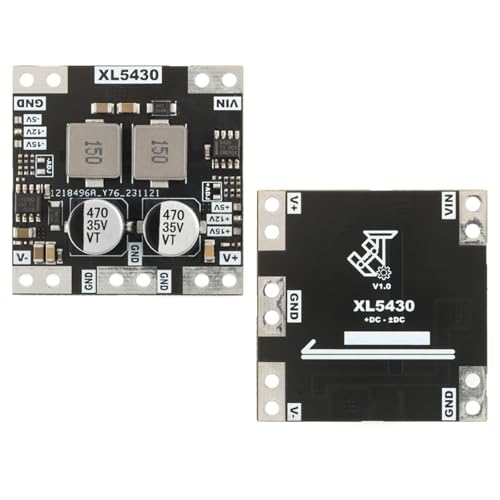 2Pcs XL5430 ±12V Positive to Dual Voltage DC Power Module, Low Ripple, Large Current, TPS5430 Scheme