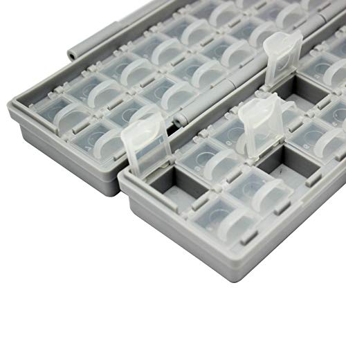 4 units AideTek BOX-ALL 40 Individual Compartments Organizer The Flexible Solution for Mixed Small Parts - style: 4BOXALL40