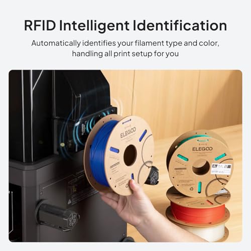 ELEGOO RFID PLA 3D Printer Filament 1.75mm Neon Green 1KG - color: Rfid Neon Green