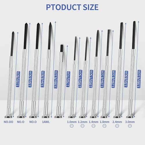 11PCS Mini Screwdriver Set,Small Screwdriver Set with 11 Different Size