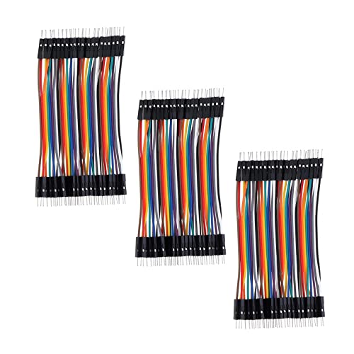 120Pcs Breadboard Jumper Wires,10 cm 40 Pin Male to Male - size: 3.9 inch (10 cm), style: Male to Male