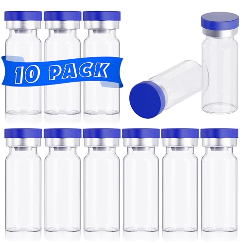 3mL Vials for Injections with Self-Healing Injection Port and Sealed Cap - size: 3ml