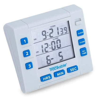 Cole-Parmer-AO-94411-10 Triple-Display Clock/Timer, NIST-traceable Calibration Report