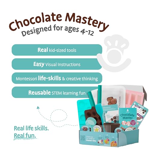 Tovla Jr. Kids Chocolate Making Kit | Real Reusable Candy Tools | Ages 6-12 - style: Chocolate Making Kit