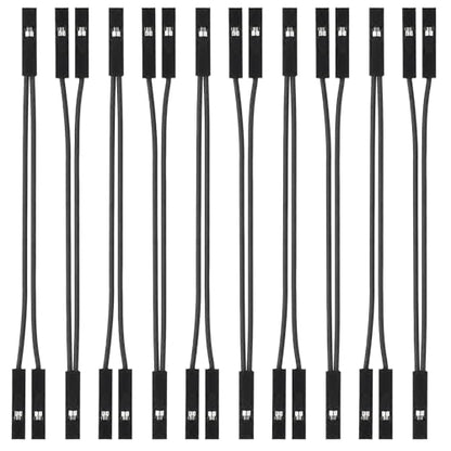 10 Pack Female to Female Jumper Wires 2 Pin Connector