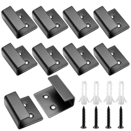 Luomorgo Tile Display Wall Hanger, Medium Size, Black, 10 Pcs - size: Medium Black