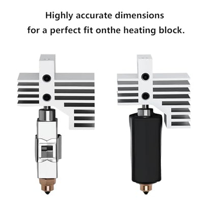 5PCS Silicone Socks for Centauri Carbon, 3D Printer High Temperature Resistance Hotend Nozzle Silicone Socks Cover for Elegoo Centauri/Centauri Carbon 2 - style: Centauri