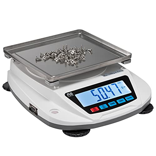 FLB Lab Scale 2000g 0.01g Digital Analytical Balance Top Loading Scale - style: 2000g x 0.01g (Square Tray) With Calibration Weights