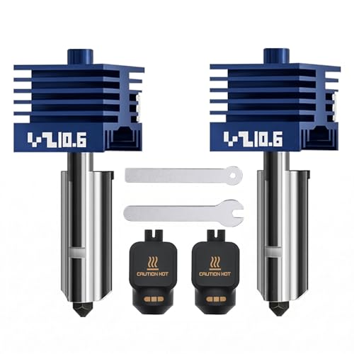 2PCS 0.6MM Hotend Kit for Bambu Lab P2S/H2D/H2C/H2S/X2D/A1/A2L/A1MINI - color: Blue, size: 0.6mm