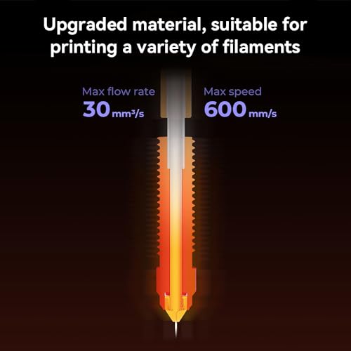 Creality K2 SE/K1C Nozzle, Upgrade Ender 3 V3 SE Unicorn 3D Printer Nozzle Kit, Original K1 Copper Alloy and Hardened Steel Nozzle for Creality K1 SE/K1 Max/Ender 3 V3 Plus/3 V3 KE 3D Printers (0.4mm) - size: 0.4mm Unicorn