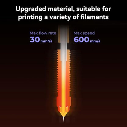 Creality K2 SE/K1C Nozzle, Upgrade Ender 3 V3 SE Unicorn 3D Printer Nozzle Kit, Original K1 Copper Alloy and Hardened Steel Nozzle for Creality K1 SE/K1 Max/Ender 3 V3 Plus/3 V3 KE 3D Printers (0.4mm) - size: 0.4mm Unicorn