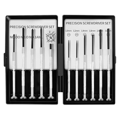 11PCS Mini Screwdriver Set,Small Screwdriver Set with 11 Different Size
