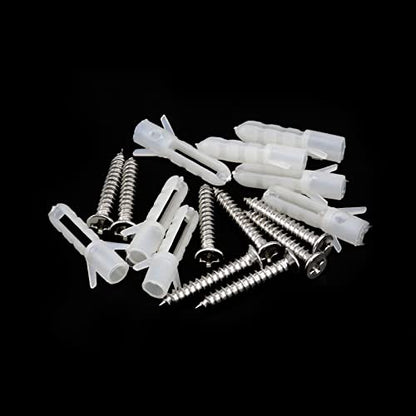 Antrader 8Pcs 1/2"×3/4" Glass Standoff,Aluminum Sign Standoff Screws,Black - color: Matte Black, size: 1/2" x 3/4" (13 x 19mm)-8Pcs
