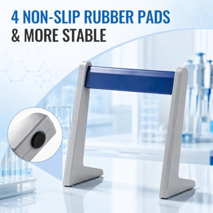 Laboratory Pipette Stand 6 Place Pipettor Rack, Stable L Shaped - style: L Shaped, Hold 6 Pipettors