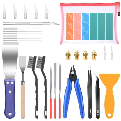 40 Pcs 3D Printer Tools Kit 3D Printer Accessories for All FDM/SLA Printers - color: 41pcs